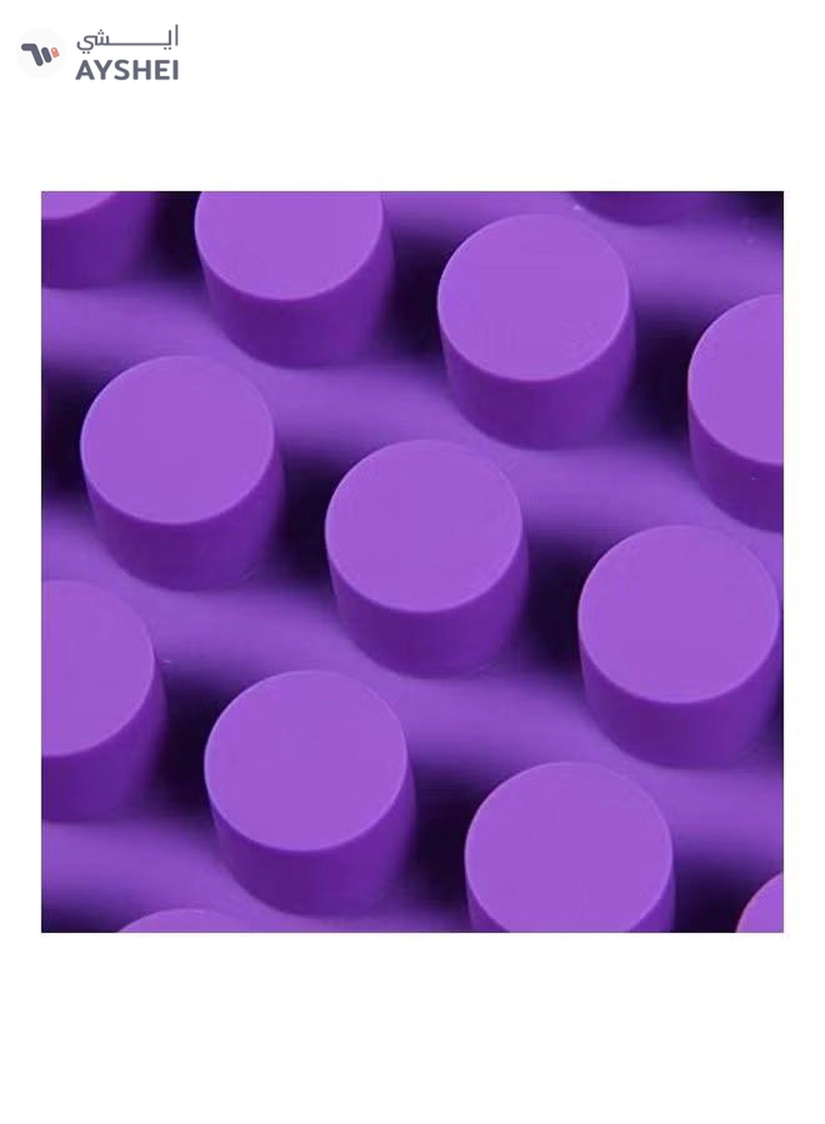 XiuWoo 88-Cavity Silicone Baking Mould Purple 17.76x11.22inch-3-3