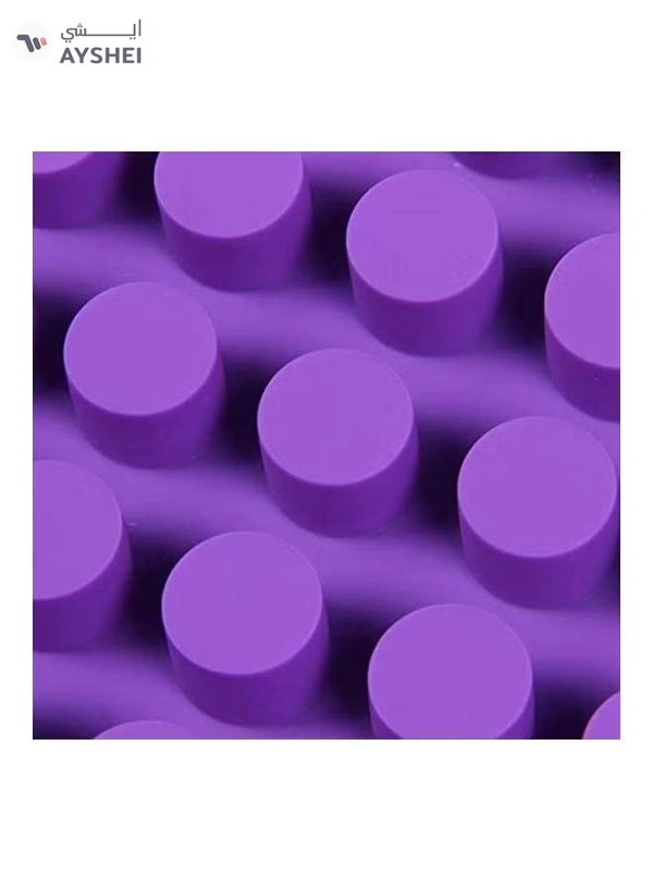 XiuWoo 88-Cavity Silicone Baking Mould Purple 17.76x11.22inch