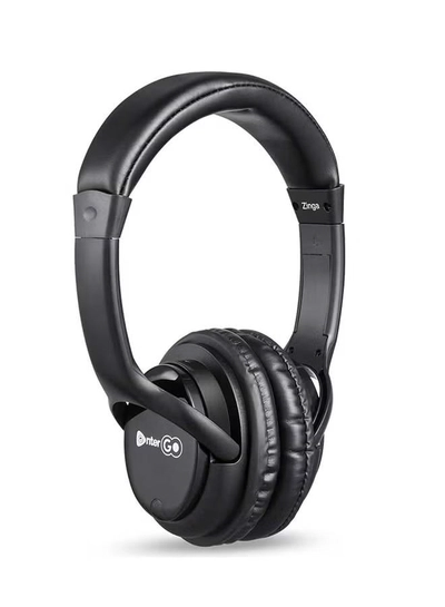 enter Go Powerbeat Zinga HD Bluetooth Headphone With Mic Black-4