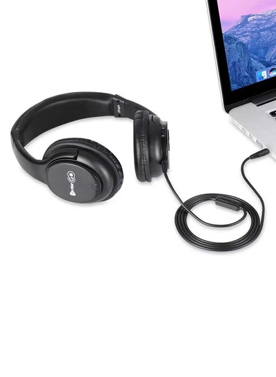 enter Go Powerbeat Zinga HD Bluetooth Headphone With Mic Black-1