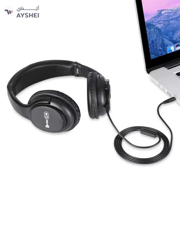 enter Go Powerbeat Zinga HD Bluetooth Headphone With Mic Black
