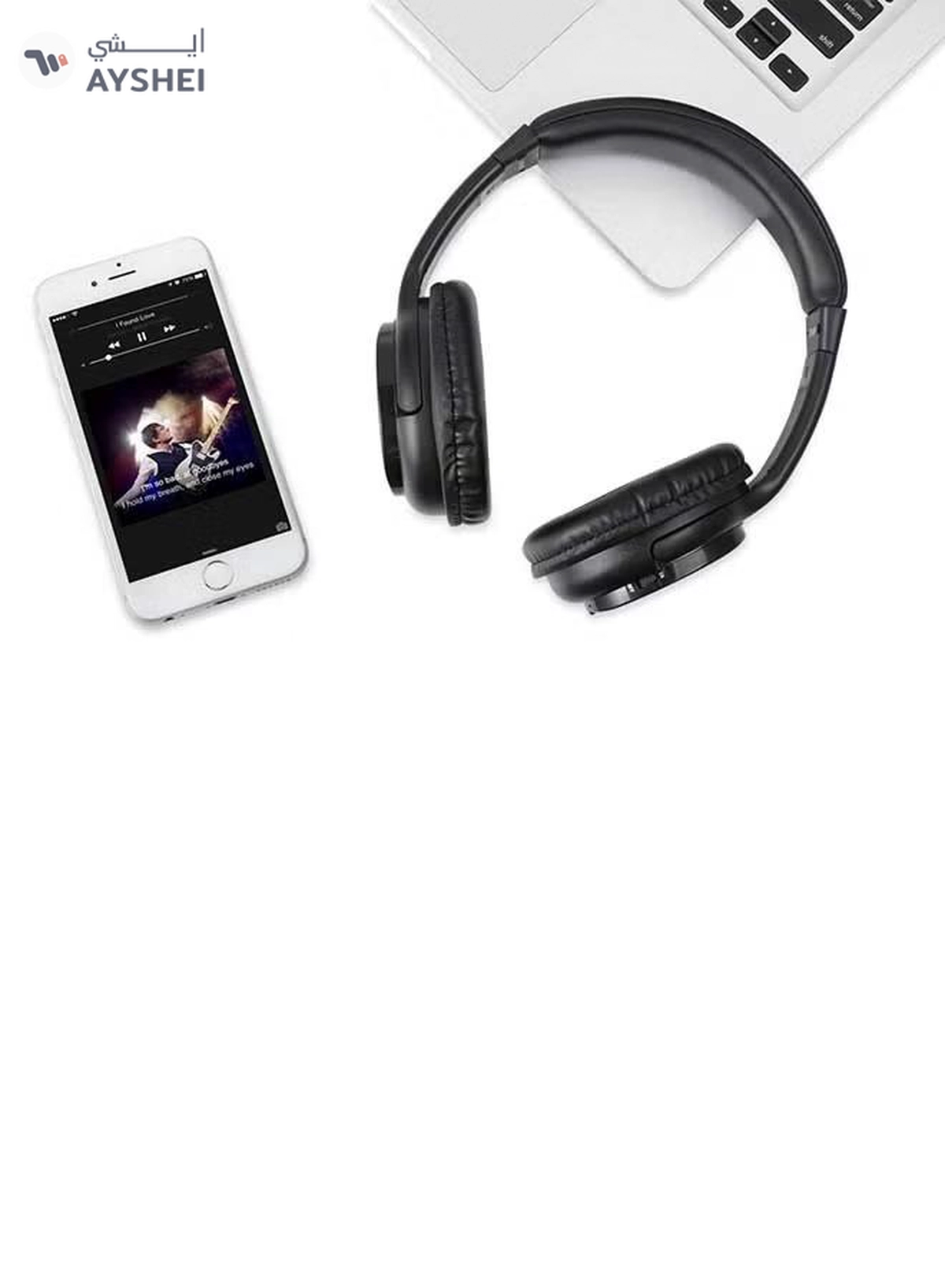 enter Go Powerbeat Zinga HD Bluetooth Headphone With Mic Black-3-3