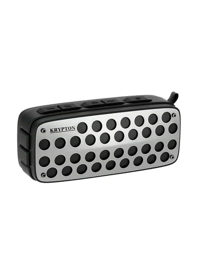 KRYPTON Rechargeable Bluetooth Speaker Silver/Black-1