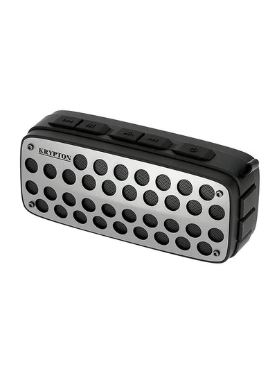KRYPTON Rechargeable Bluetooth Speaker Silver/Black-2