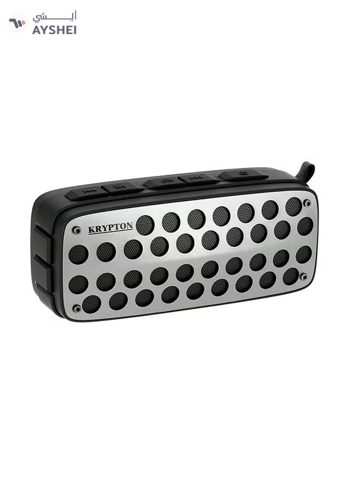 KRYPTON Rechargeable Bluetooth Speaker Silver/Black-1-1