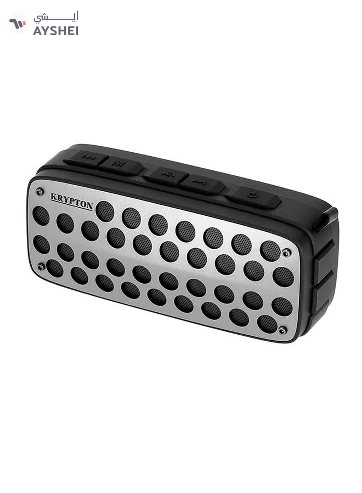 KRYPTON Rechargeable Bluetooth Speaker Silver/Black-2-2