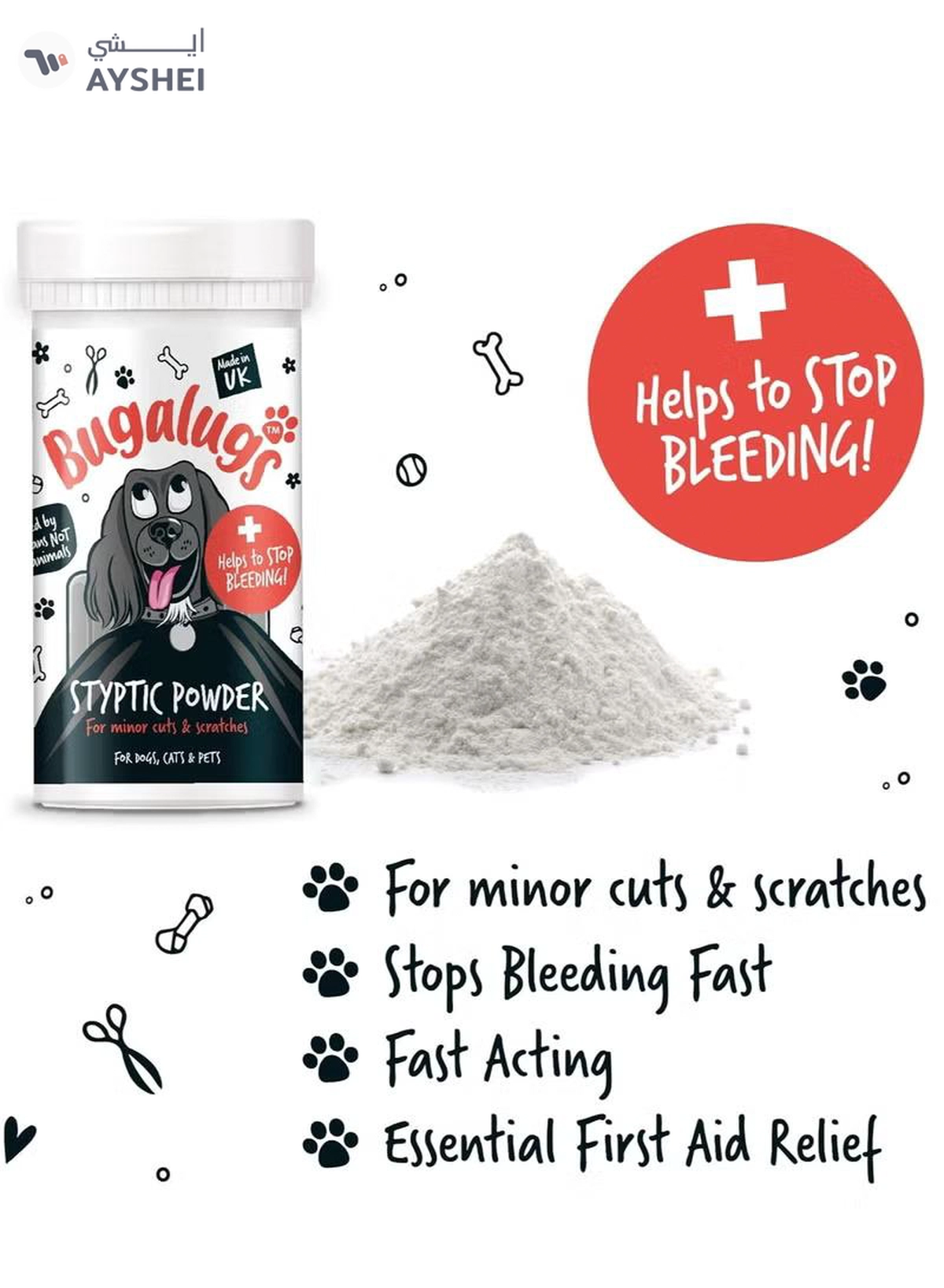  BUGALUGS Styptic Powder 50g-4-4