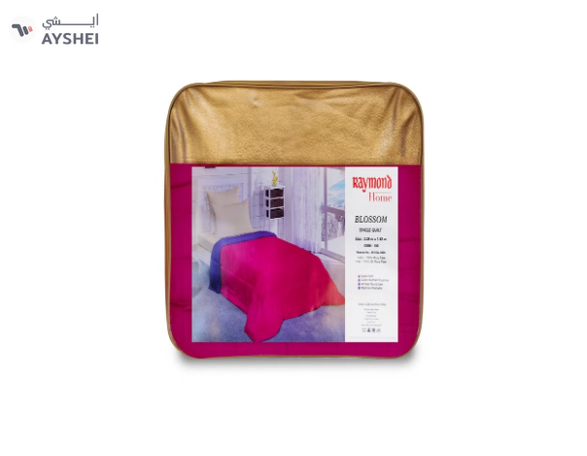 Raymond Home Microfiber Quilt All Season AC Soft Lightweight Blanket Single Bed-1-1