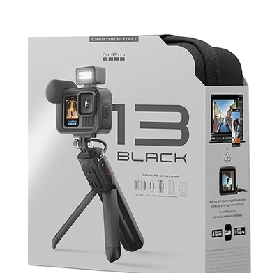 GoPro Hero13 Creator Edition - Includes Volta (Battery Grip, Tripod, Remote), Media Mod-3