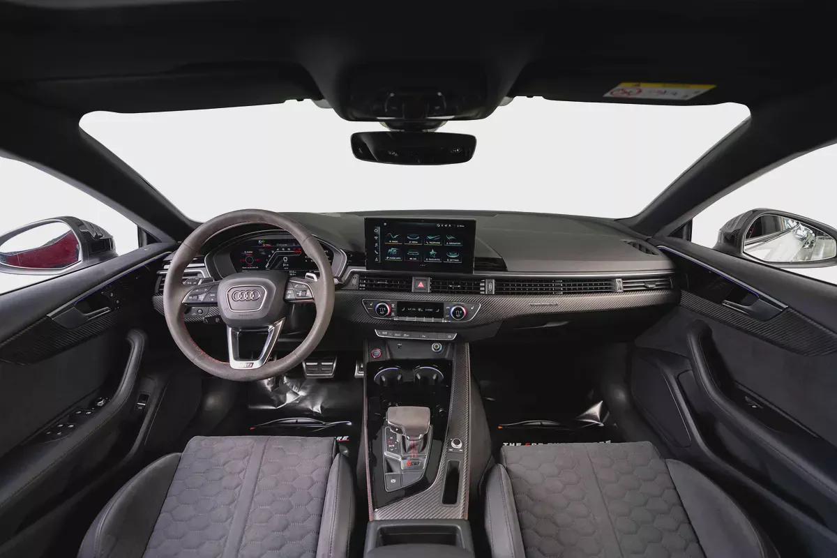 Audi RS5 Sportback-Competition Package-RS Carbon Fiber Sports Seats-Al Nabooda service contract-9-9