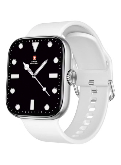 Swiss Military Alps 4 Smartwatch – White | 1.75" AMOLED | IP67 | Bluetooth Calling-1