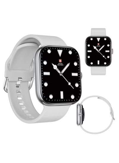 Swiss Military Alps 4 Smartwatch – White | 1.75" AMOLED | IP67 | Bluetooth Calling-4