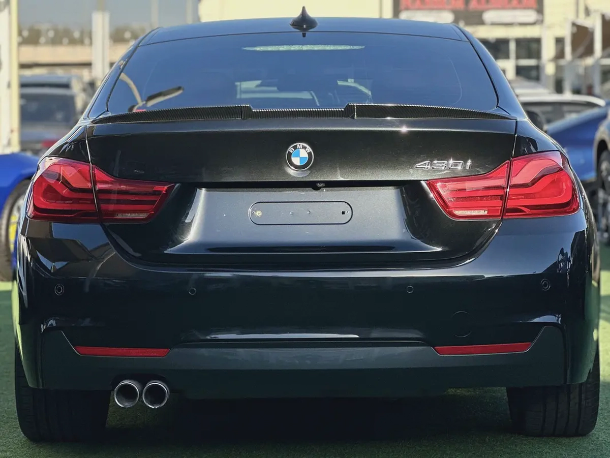 BMW 430i Gran Coupe M Sport | 2.0L Turbo | 2018 | GCC | 116,000 km | Black / Brown | AED 64,000-3-3