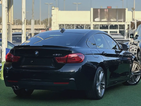 BMW 430i Gran Coupe M Sport | 2.0L Turbo | 2018 | GCC | 116,000 km | Black / Brown | AED 64,000