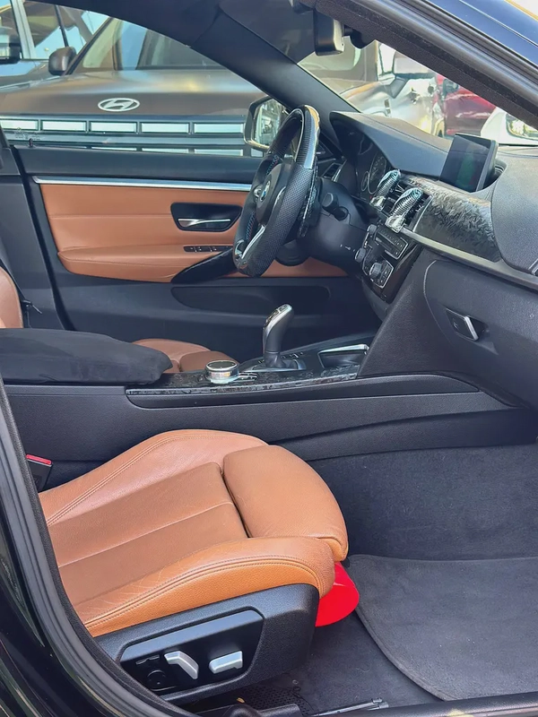 BMW 430i Gran Coupe M Sport | 2.0L Turbo | 2018 | GCC | 116,000 km | Black / Brown | AED 64,000