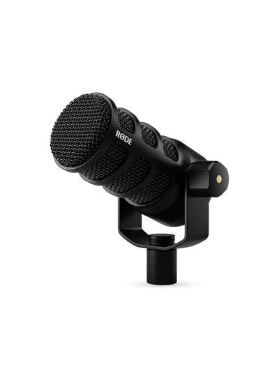 RODE Versatile Dynamic Broadcast Microphone With And Content Creation PODMICUSB BLACK-0