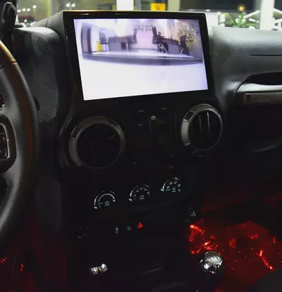 EXCELLENT DEAL for our Jeep Wrangler Sport ( 2017 Model ) in Red Color GCC Specs-15