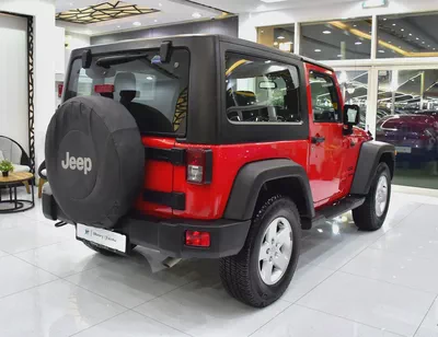 EXCELLENT DEAL for our Jeep Wrangler Sport ( 2017 Model ) in Red Color GCC Specs-5