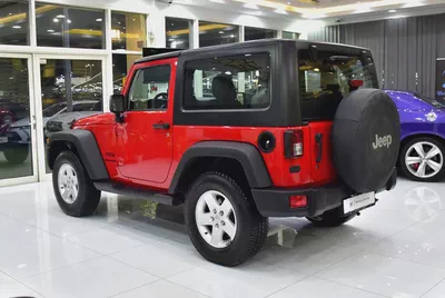 EXCELLENT DEAL for our Jeep Wrangler Sport ( 2017 Model ) in Red Color GCC Specs-6