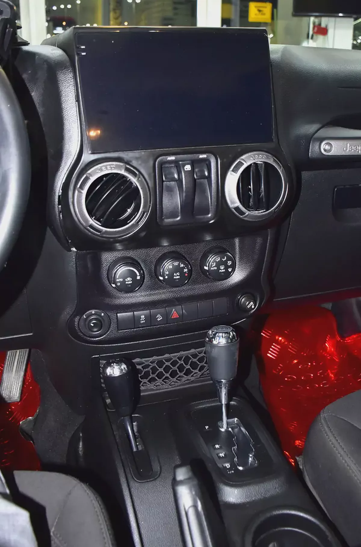 EXCELLENT DEAL for our Jeep Wrangler Sport ( 2017 Model ) in Red Color GCC Specs-13-13