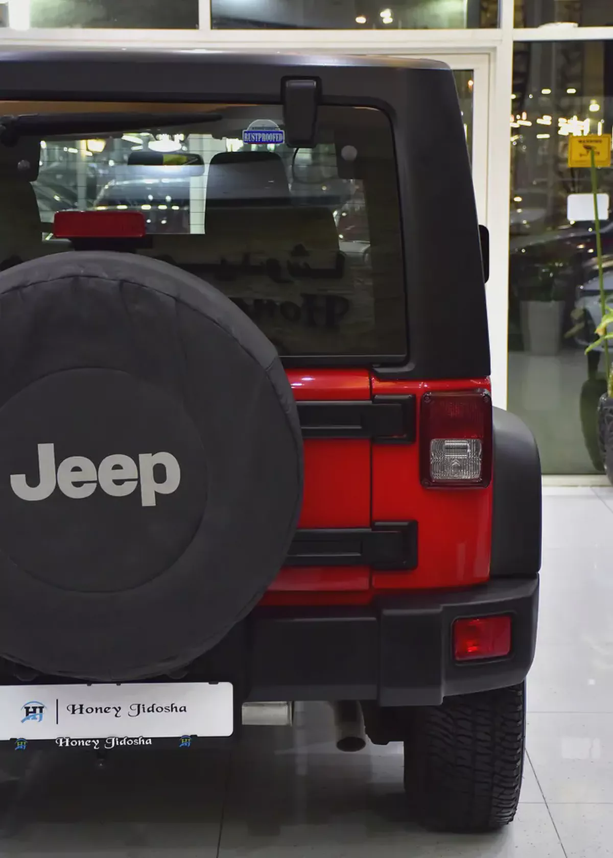 EXCELLENT DEAL for our Jeep Wrangler Sport ( 2017 Model ) in Red Color GCC Specs-8-8