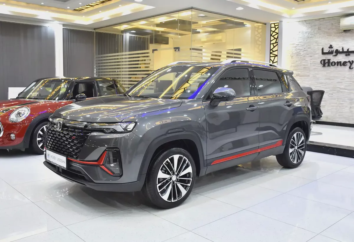 AED 753 EMi for 5Yrs | Changan CS35 PLUS ( 2024 Model ) in Grey Color GCC Specs-1-1
