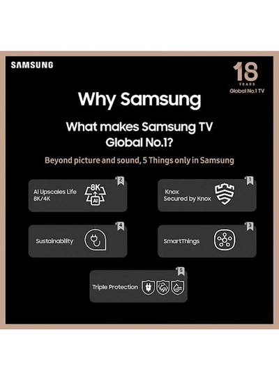 Samsung 43 Inch Full HD Smart TV | Android | Built In Receiver | 50HZ | UA43T5300AUXUM / UA43T5300A Black-5
