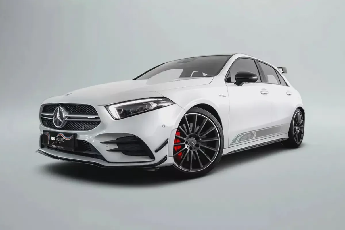 3,166 AED / 60 month’s | 0% DP | 2023 Mercedes Benz A35 55 Edition / Full-Service History-4-4