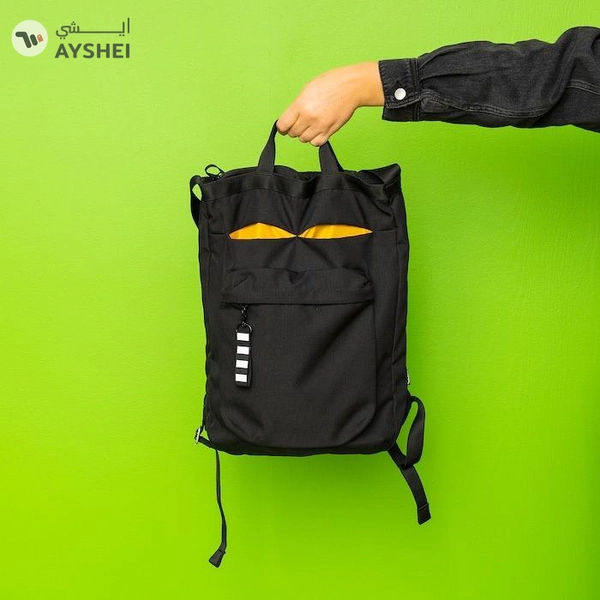 IKEA VÄRLDENS Travel Tote Bag, Black, 28x12x44 cm, 16L