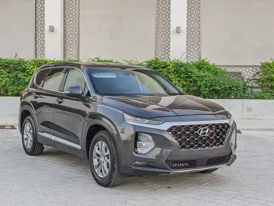 Hyundai Santa FE 2020 Us Specs Full Option With Navigation Perfect Condition Car Low KM Family Suv-0