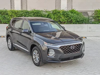 Hyundai Santa FE 2020 Us Specs Full Option With Navigation Perfect Condition Car Low KM Family Suv-2