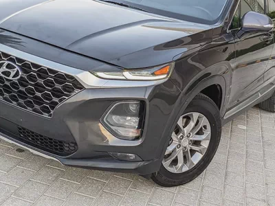 Hyundai Santa FE 2020 Us Specs Full Option With Navigation Perfect Condition Car Low KM Family Suv-3