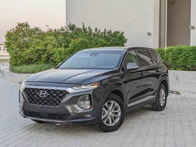 Hyundai Santa FE 2020 Us Specs Full Option With Navigation Perfect Condition Car Low KM Family Suv-4