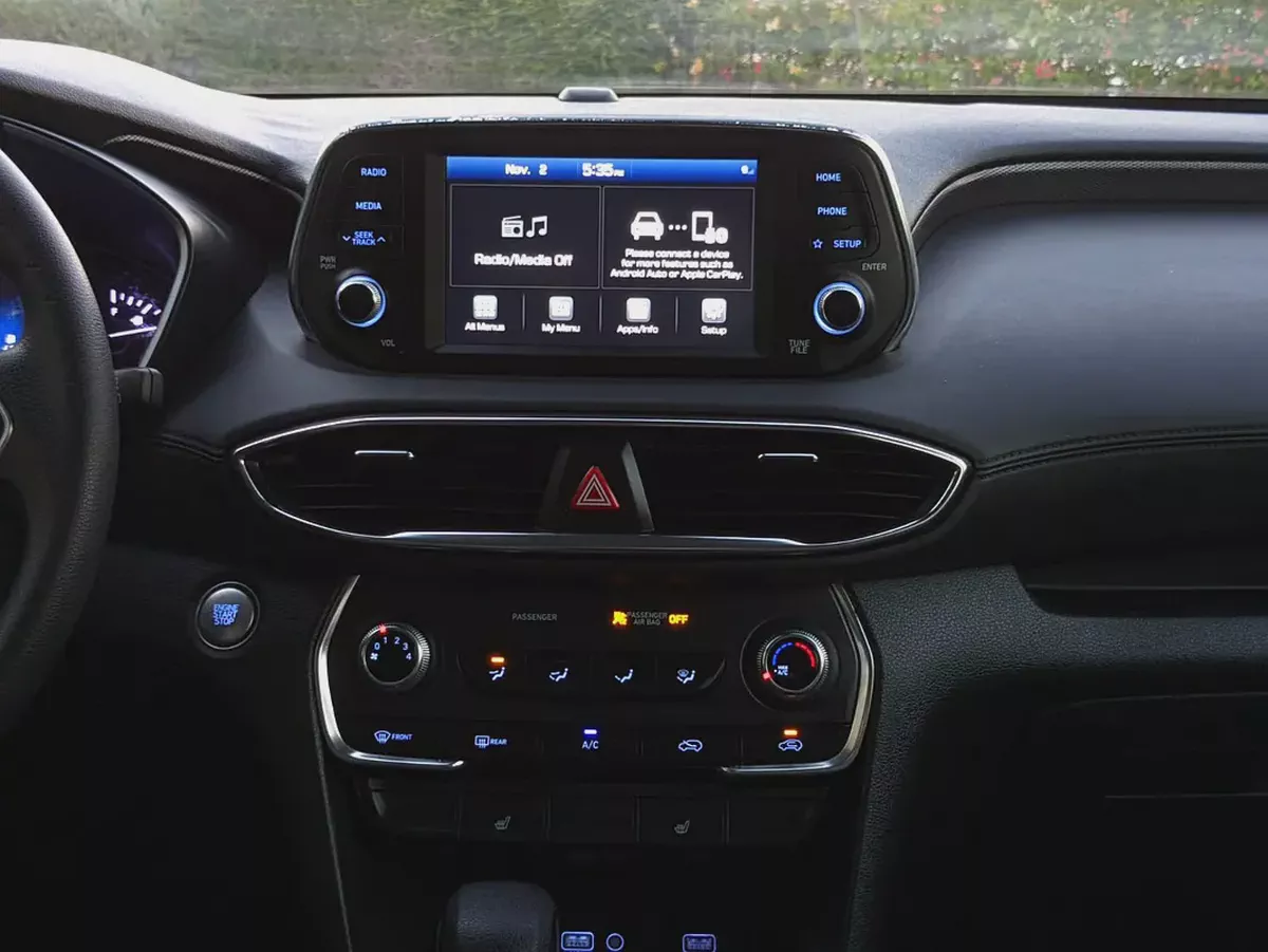 Hyundai Santa FE 2020 Us Specs Full Option With Navigation Perfect Condition Car Low KM Family Suv-11-11