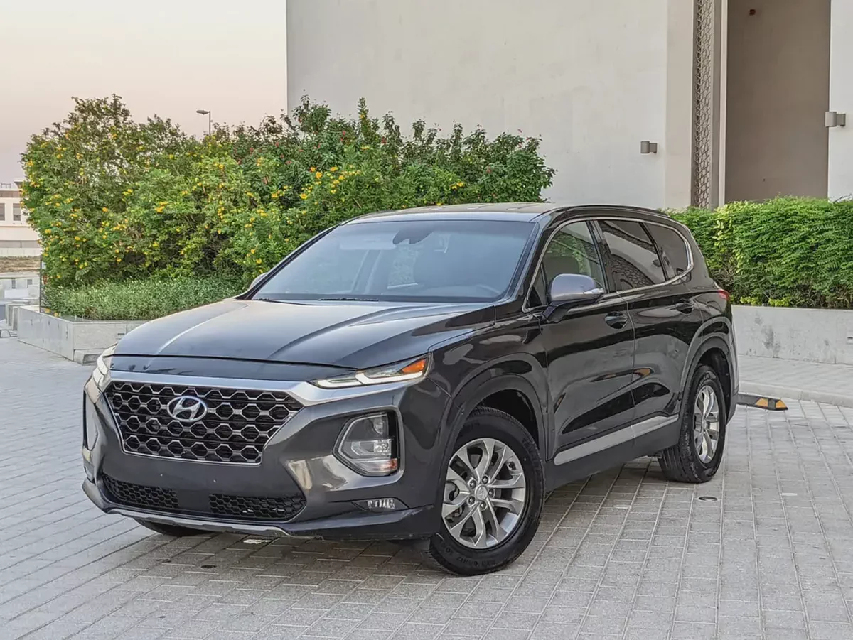 Hyundai Santa FE 2020 Us Specs Full Option With Navigation Perfect Condition Car Low KM Family Suv-4-4