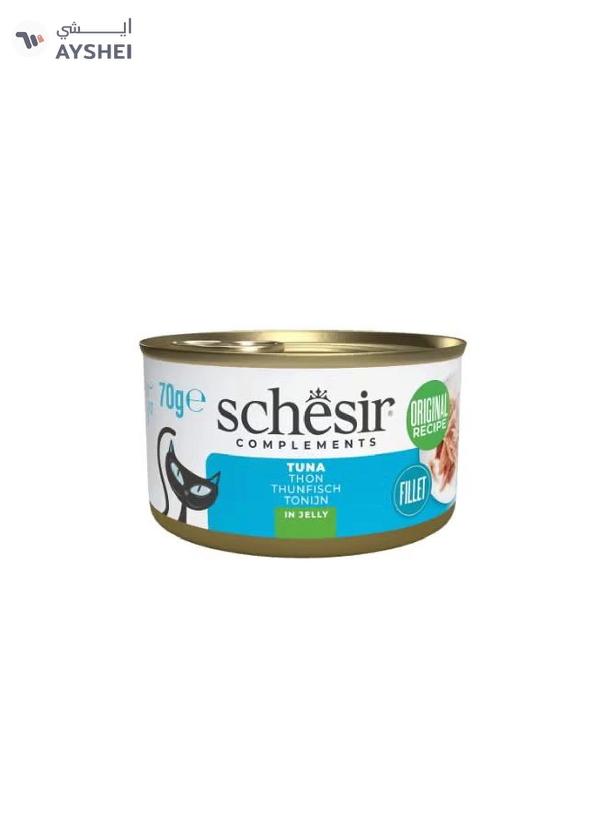 Schesir Complements Cat Wet Food in Jelly Can- Tuna 70gx12pcs-2-2