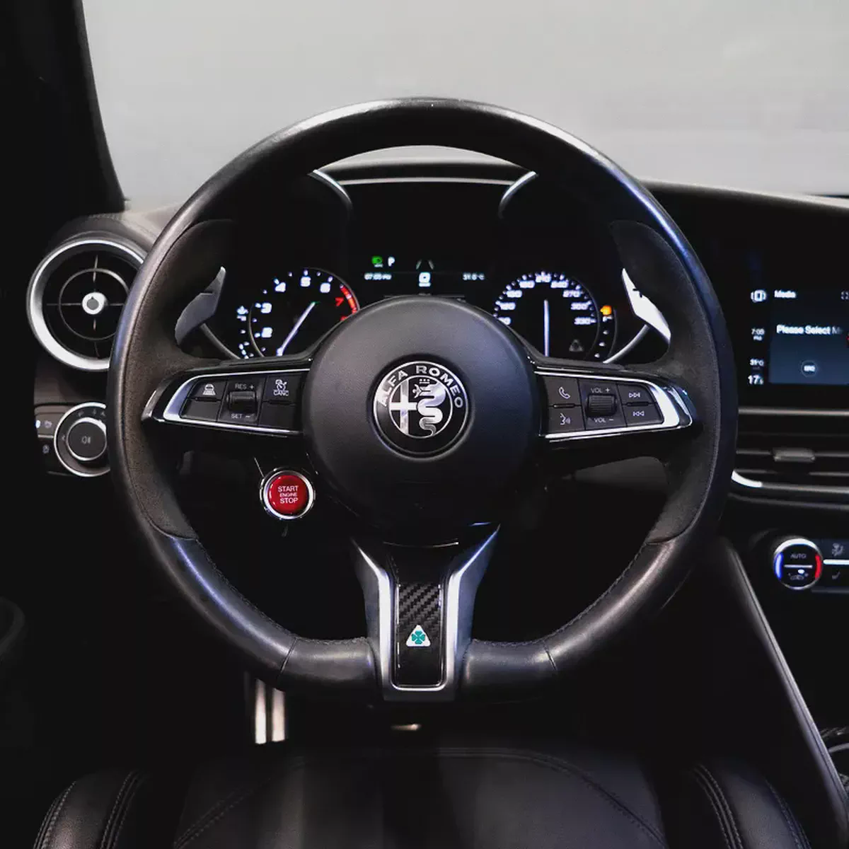 AED 4,024 P.M • 0% Downpayment • Alfa Romeo Giulia Quadrifoglio • Agency Warranty-7-7