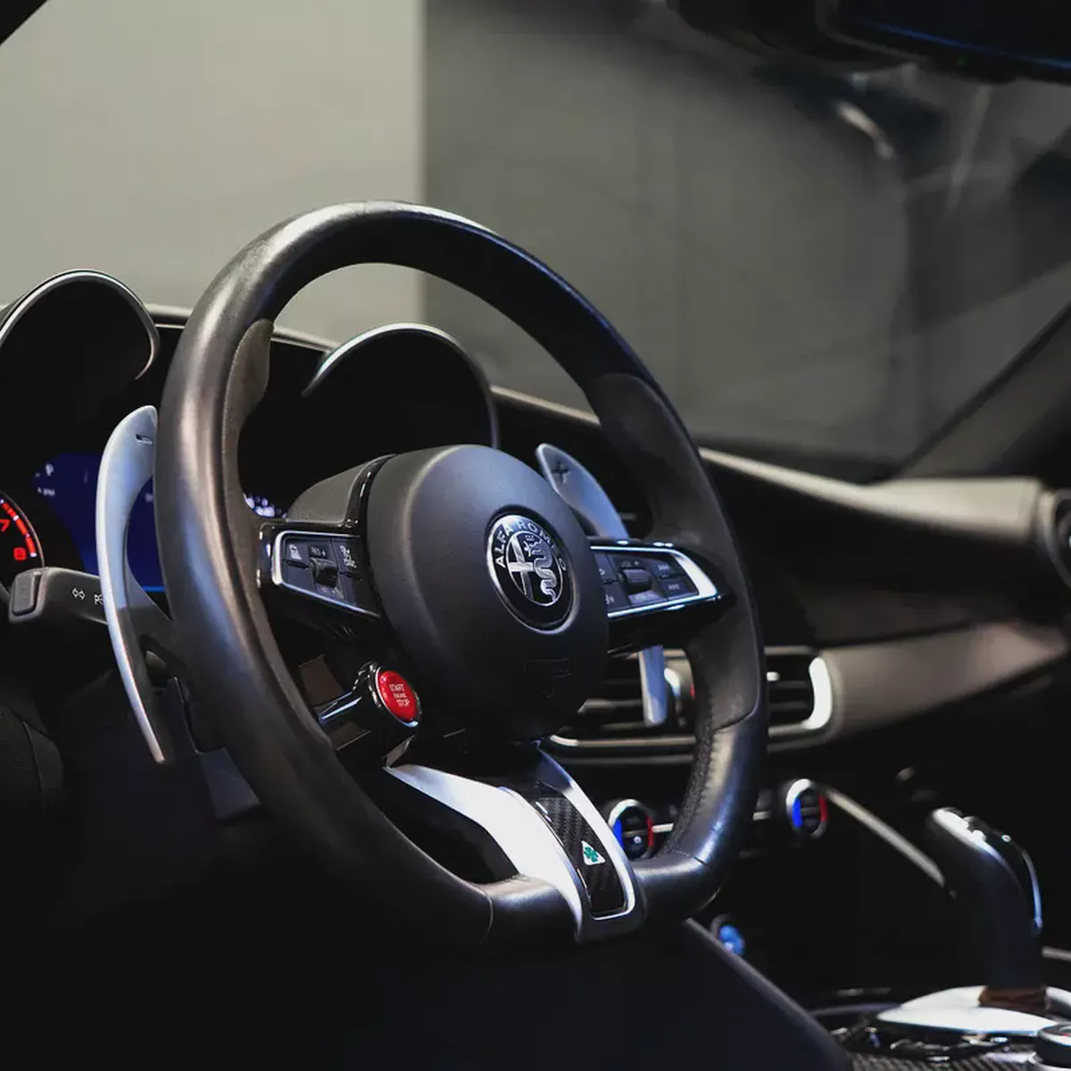 AED 4,024 P.M • 0% Downpayment • Alfa Romeo Giulia Quadrifoglio • Agency Warranty-8-8