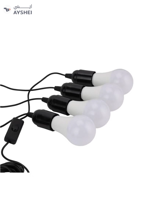 Geepas Rechargeable Power Station With 7500 mAh Rechargeable Lithium Battery, 2X5V 2A USB, 1 X Type C1 Mobile Charging Port, 15V 10W Solar Panel, Spotlight LED, Aluminum Alloy Body, Digital Display