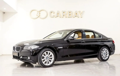 AED 859 PM | BMW 520i EXCLUSIVE 2015 | SINGLE OWNER | PRISTINE CONDITION | 1 YEAR WARRANTY | GCC-0