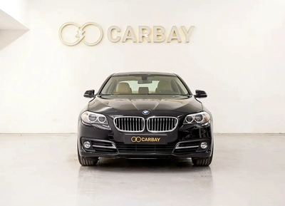 AED 859 PM | BMW 520i EXCLUSIVE 2015 | SINGLE OWNER | PRISTINE CONDITION | 1 YEAR WARRANTY | GCC-13
