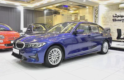 ORIGINAL PAINT ( ثبغ وكاله ) BMW 320i ( 2020 Model ) in Blue Color European Specs-1