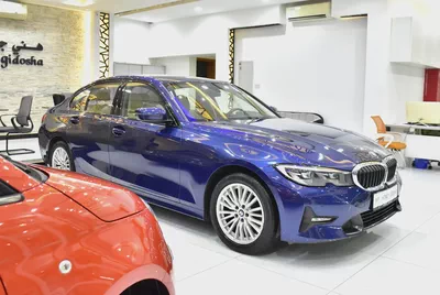 ORIGINAL PAINT ( ثبغ وكاله ) BMW 320i ( 2020 Model ) in Blue Color European Specs-2