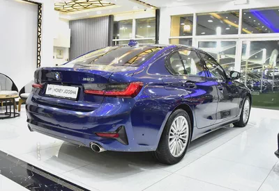 ORIGINAL PAINT ( ثبغ وكاله ) BMW 320i ( 2020 Model ) in Blue Color European Specs-5