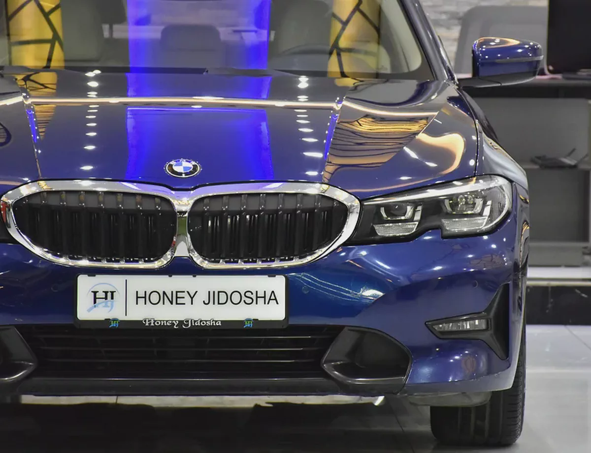 ORIGINAL PAINT ( ثبغ وكاله ) BMW 320i ( 2020 Model ) in Blue Color European Specs-3-3