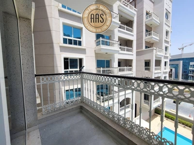 BRAND NEW FURNISHED STUDIO WITH BALCONY & POOL VIEW IN CENTER OF ARJAN-9