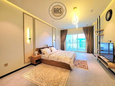 BRAND NEW FURNISHED STUDIO WITH BALCONY & POOL VIEW IN CENTER OF ARJAN-0