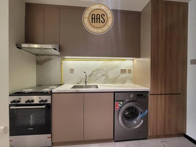 BRAND NEW FURNISHED STUDIO WITH BALCONY & POOL VIEW IN CENTER OF ARJAN-1