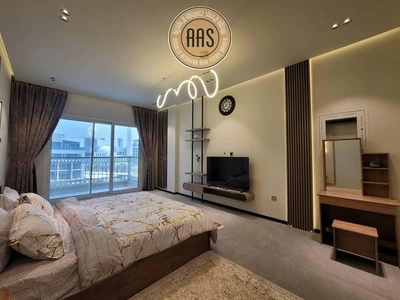 BRAND NEW FURNISHED STUDIO WITH BALCONY & POOL VIEW IN CENTER OF ARJAN-4