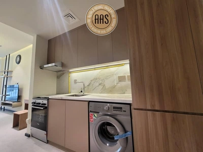 BRAND NEW FURNISHED STUDIO WITH BALCONY & POOL VIEW IN CENTER OF ARJAN-6